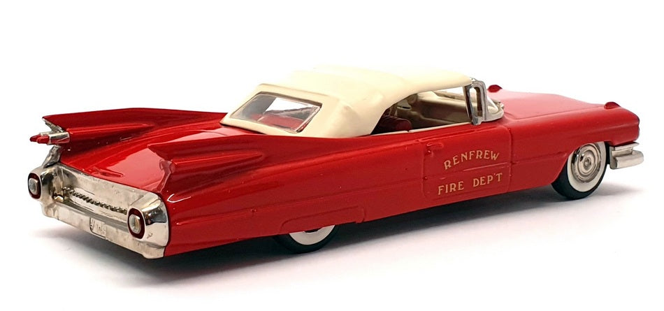 M.A.E. Models 1/43 Scale MAF1 - 1959 Cadillac Convertible Renfrew Fire Dept.