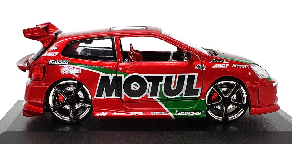 Saico 1/32 Scale 171021P - Honda Civic Type R Motul - Metallic Deep Red