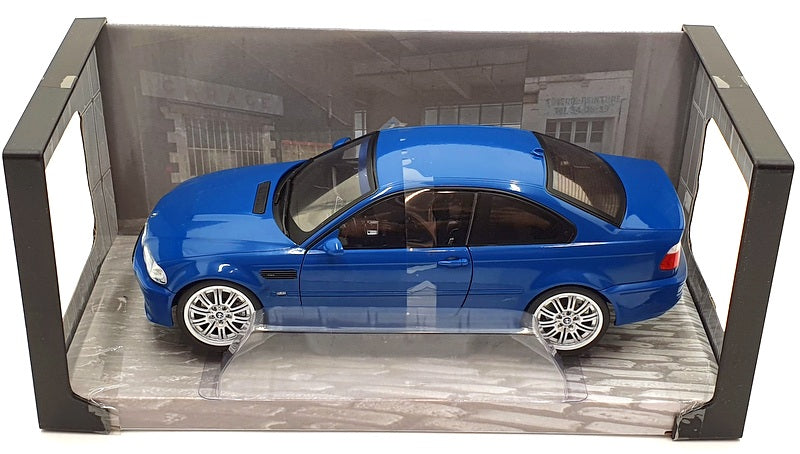 Solido 1/18 Scale Diecast S1806502 - BMW E46 M3 Laguna Seca - Blue