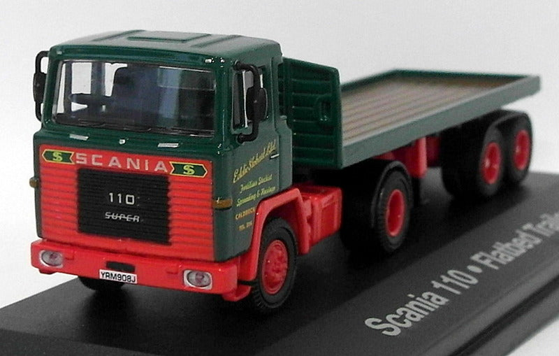 Atlas Editions 1/76 Scale 4 649 109 - Scania 110 Flatbed - Eddie Stobart Ltd