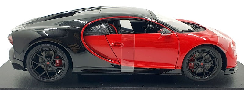 Maisto 1/18 Scale Diecast 46629 - Bugatti Chiron Sport - Red/Black
