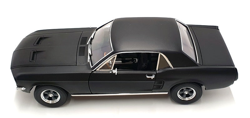 Greenlight 1/18 Scale 13611 - 1967 Ford Mustang Coupe - Creed - Black