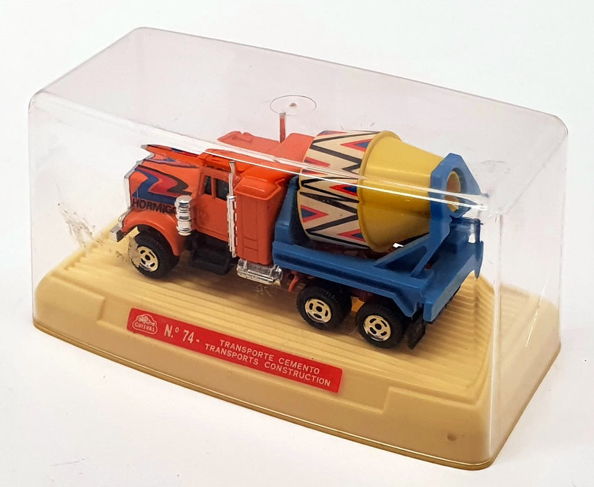 Guisval 8cm Long Diecast #74 - Cement Mixer Truck