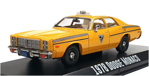 Greenlight 1/43 Scale 86612 - 1978 Dodge Monaco Yellow Taxi Cab - Rocky III