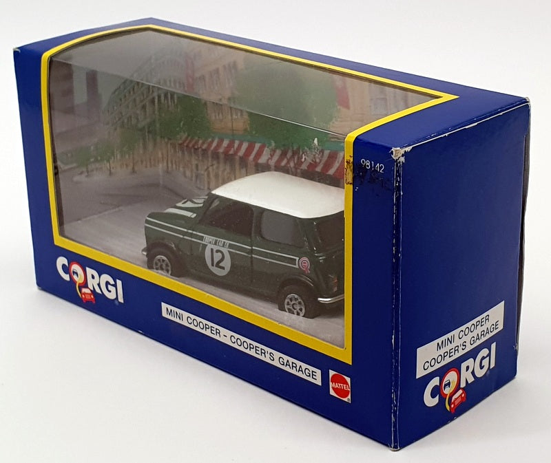 Corgi 1/36 Scale 98142 - Mini Cooper - Cooper's Garage #12 Green/White