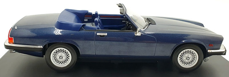Norev 1/18 Scale 182636 - Jaguar XJ-S Cabriolet 1988 - Metallic Blue