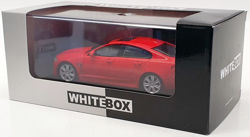 White Box 1/43 Scale Model Car WB1503B - 2010 Jaguar XFR - Red