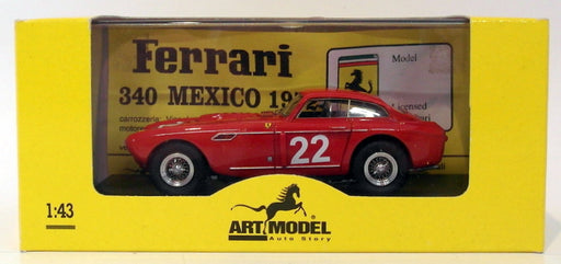 Art Model 1/43 Scale ART039 - Ferrari 340 Mexico 12 Hr 1952 - Bracco-Bonomi