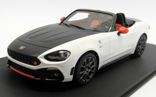 TSM Top Speed 1/18 scale - TS0077 Fiat Abarth 124 Spider Turini 1975 White