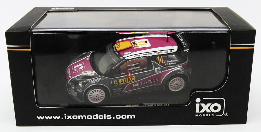 Ixo 1/43 Scale RAM480 - Citroen DS3 - #14 Germany 2011
