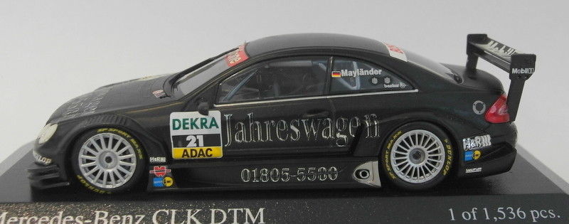 Minichamps 1/43 Scale diecast 400 043321 Mercedes CLK Coupe DTM 04 B Maylander