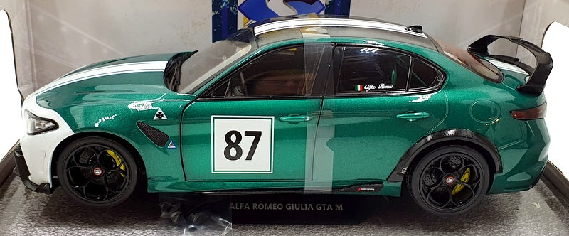 Solido 1/18 Scale Diecast S1806902 Alfa Giulia GTA M-Nurburgring 2021 Green