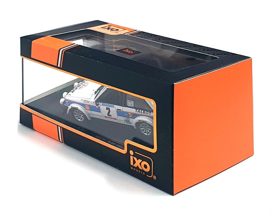 Ixo 1/43 Scale RAC370A - Talbot Sunbeam Lotus Tour de Corse 1981 - White