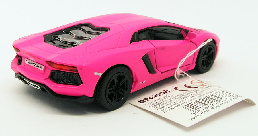 Kinsmart 1/36 Scale KT5370D - Lamborghini Aventador Pull Back Action - Pink