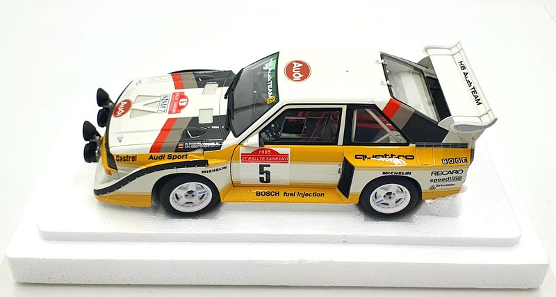 Autoart 1/18 Scale 88503 - Audi Sport Quattro S1 #5 W.RoHRL With Figure And Case