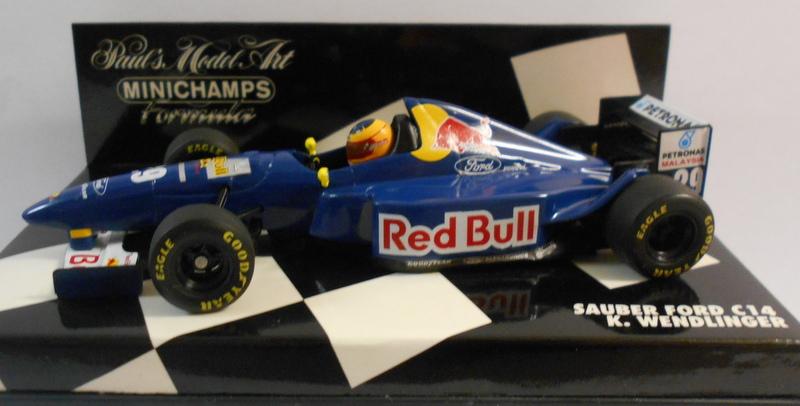 Minichamps F1 1/43 Scale - 430 950029 SAUBER FORD K.WENDLINGER