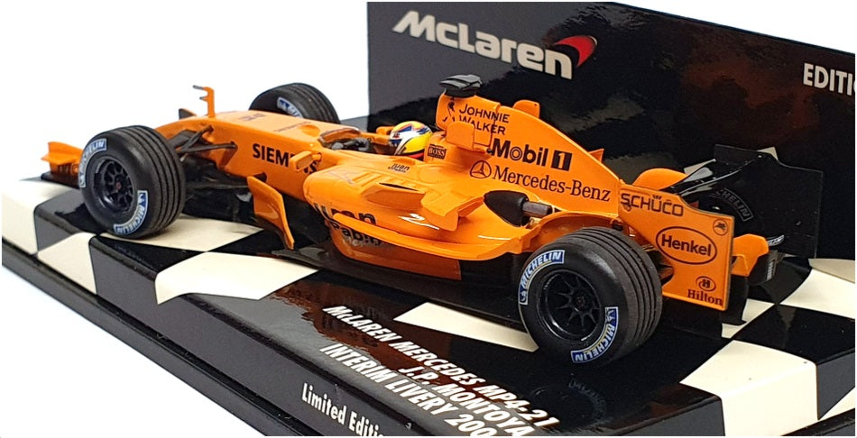 Minichamps 1/43 Scale 530 064374 - F1 McLaren Mercedes MP4-21 - Montoya 2006