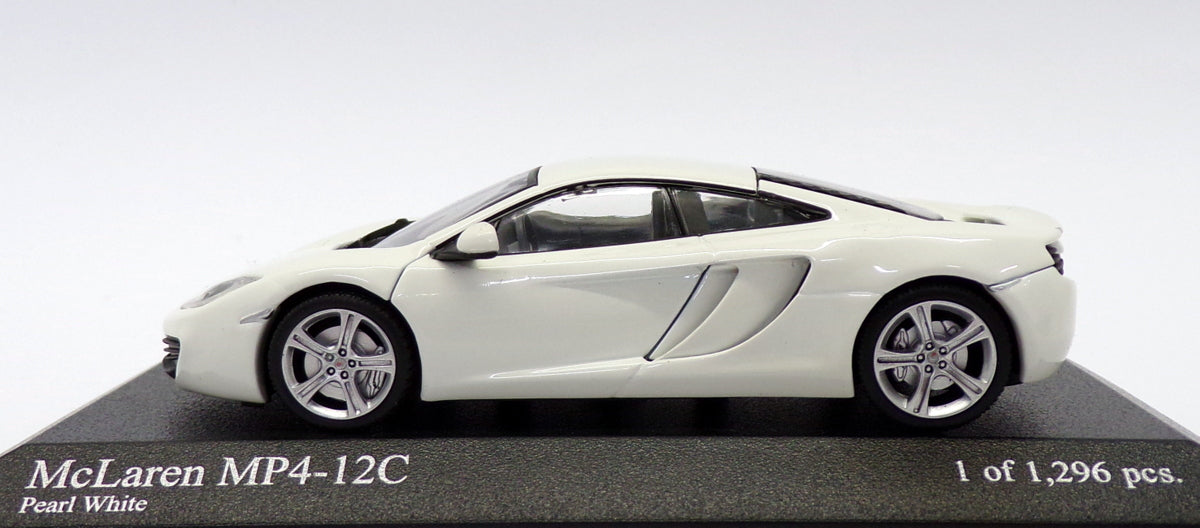 Minichamps 1/43 Scale 530 133021 - McLaren MP4-12C - Pearl White