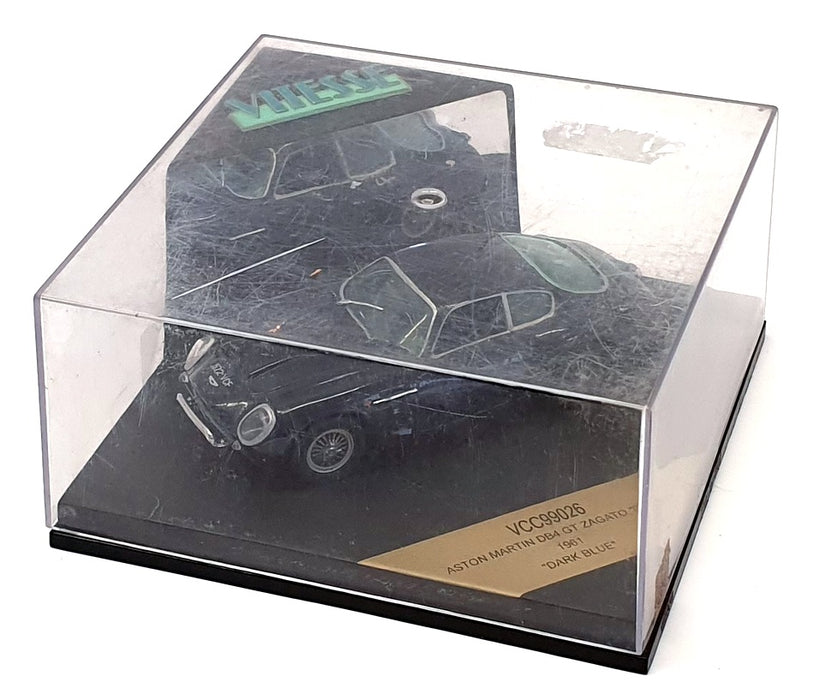 Vitesse 1/43 Scale VCC99026 - 1961 Aston Martin DB4 GT Zagato - Dk Blue