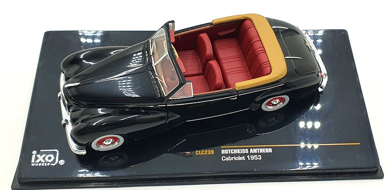 Ixo 1/43 Scale Diecast CLC239 - Hotchkiss Antheor Cabriolet 1953 - Black