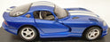 Maisto 1/18 Scale Model Car 31832 - 1996 Dodge Viper GTS - Blue