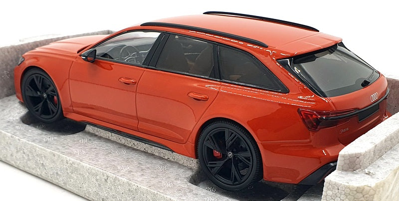 Minichamps 1/18 Scale Diecast 155 018012 - Audi RS 6 Avant 2019 - Met Orange
