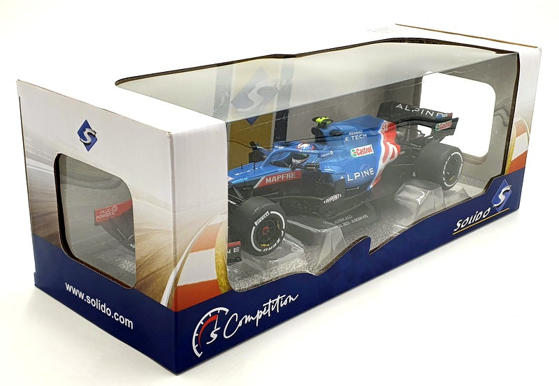 Solido 1/18 Scale Diecast S1808102 - Alpine A521 GP Portugal 2021 E.Ocon #31