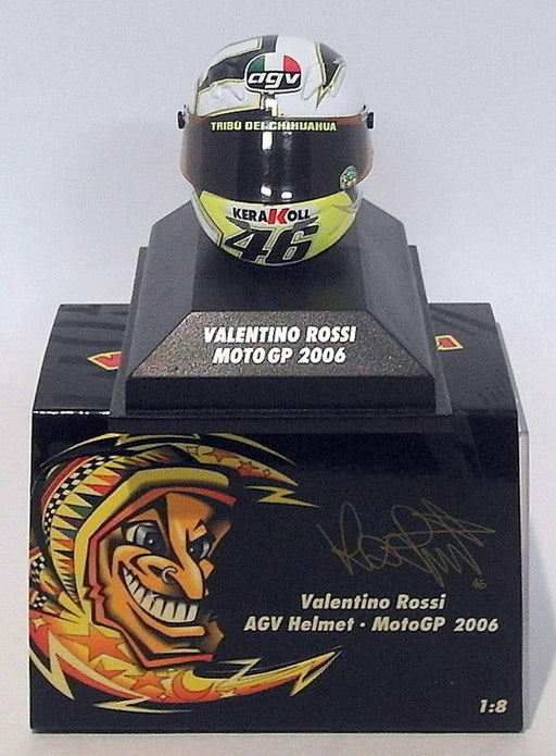 Minichamps 1/8 Scale 397 060046 - AGV Helmet Moto GP 2006 V. Rossi