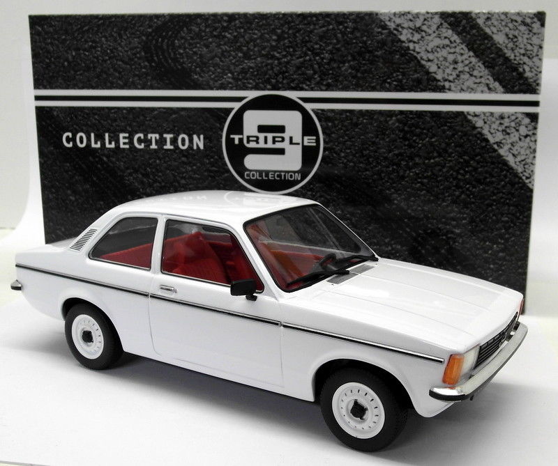 Triple9 1/18 Scale T9-1800120 Opel Kadett C2 2 Door 1977 White Model Car