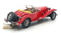 Franklin Mint 1/24 Scale 171221R - 1935 Mercedes Benz Special Roadster - Red