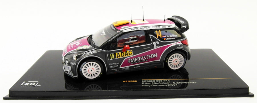 Ixo 1/43 Scale RAM480 - Citroen DS3 - #14 Germany 2011