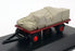 Oxford Diecast 1/76 Scale 76CTR002 - Canvassed Trailer - Maroon/Red