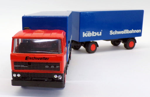 Lion Toys 1/50 Scale Diecast No.74 - DAF 3300 Truck & Trailer - Kebu