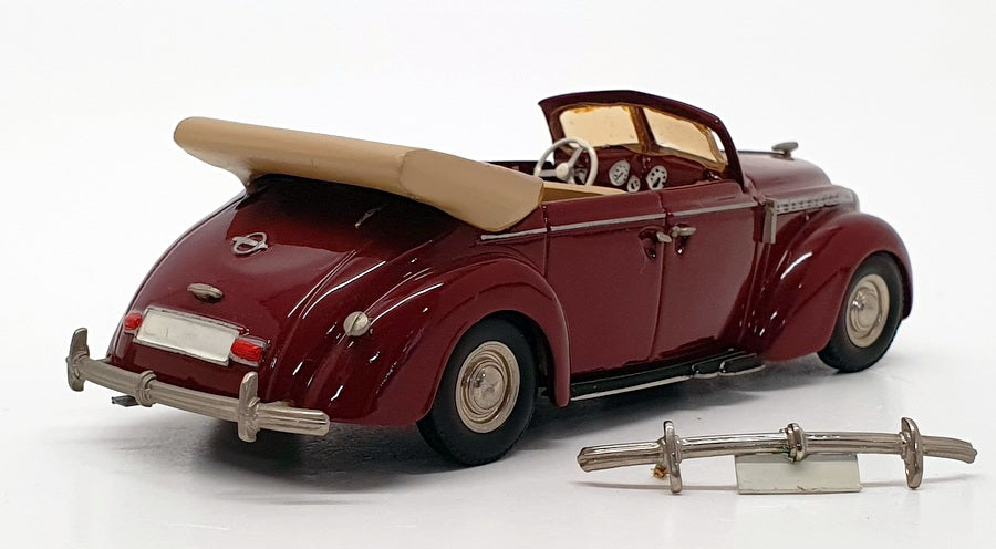 Western Models Plumbies 1/43 Scale 39 - Opel Admiral Cabrio - Maroon