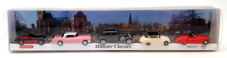 Wiking 1/87 Scale PMS 81-57 - Munster Classics III 5 Piece Set