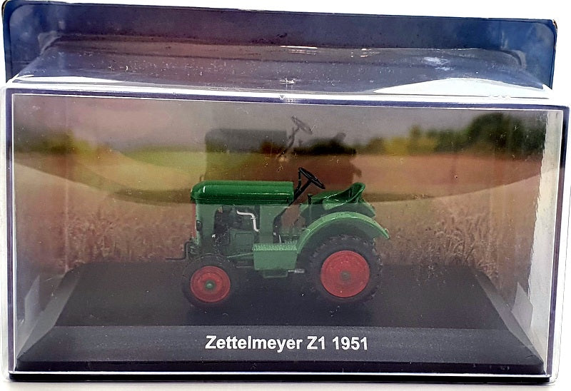 Hachette 1/43 Scale Model Tractor HL52 - 1951 Zettelmeyer Z1 - Green