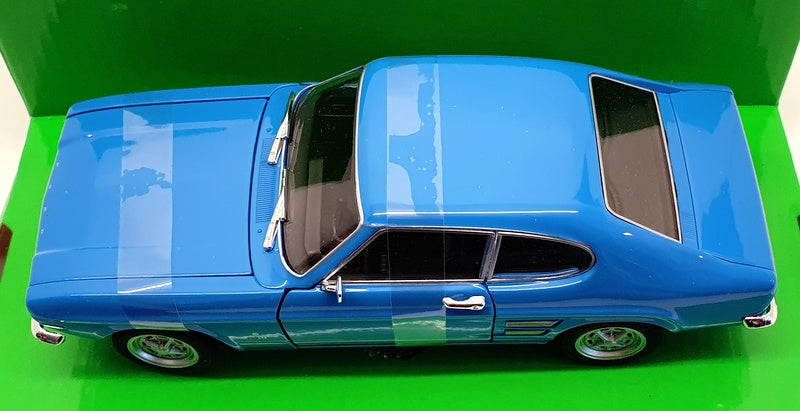 Welly Nex 1/24 Scale Model Car 24069W - 1969 Ford Capri - Blue