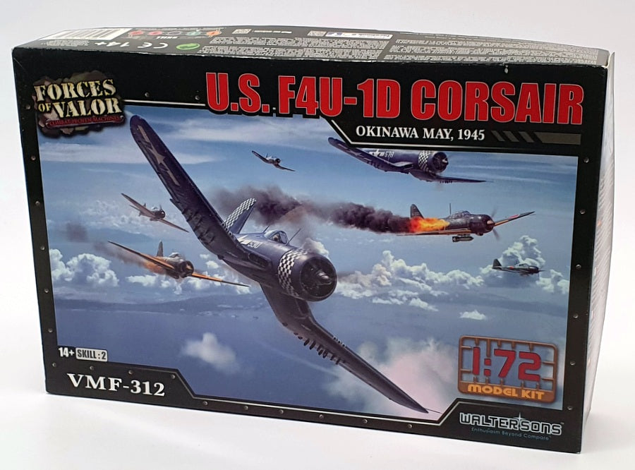 Forces Of Valor 1/72 Scale Model Kit #11 - US F4U-1D Corsair Aircraft 1945