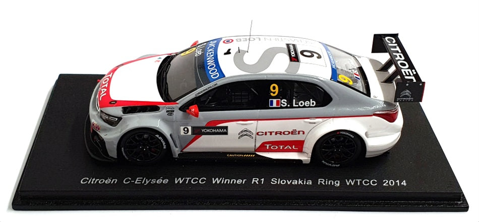 Spark 1/43 Scale S2461 - Citroen C-Elysee WTCC Winner R1 Slovakia Ring 2014