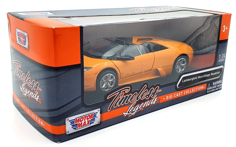 Motormax 1/24 Scale Diecast 73316 - Lamborghini Murcielago Roadster - Orange