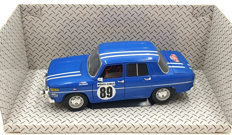 Solido 1/18 scale Diecast 9014 - Renault 8 Gordini 1967 RMC #89 - Blue