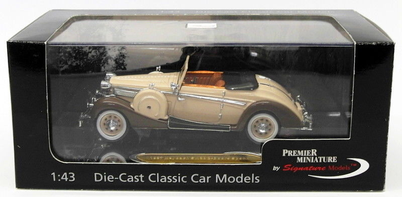 Signature Models 1/43 Scale PM43705 - 1937 Maybach SW38 2Dr Spohn - Beige
