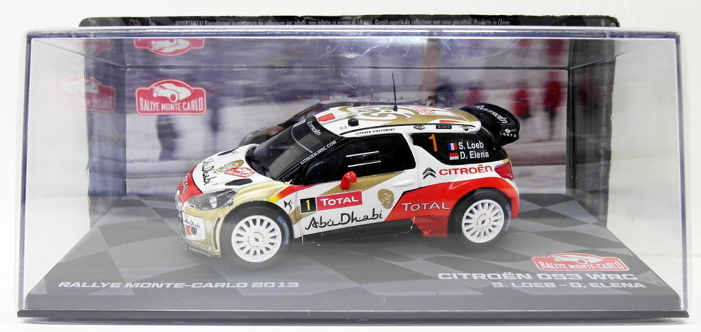 Spark Citroën DS3 WRC 1:43 – Rallye Monte Carlo 2013 – Boîte Spark Citroën DS3 WRC 1:43 – Rallye Monte Carlo 2013 – Boîte