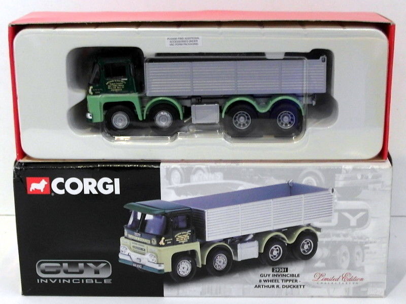 Corgi 1/50 Scale Diecast 29301 - Guy Invincible 8 Wheel Tipper Arthur R. Duckett