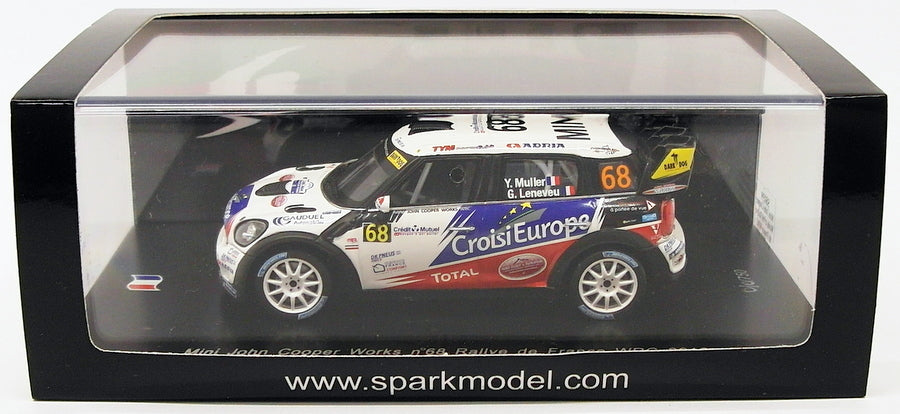 Spark 1/43 Scale SF039 - Mini John Cooper Works WRC #68 France 2012