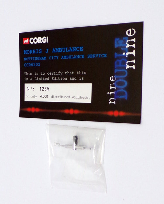 Corgi 1/43 Scale CC06202 - Morris J Ambulance - Nottingham City