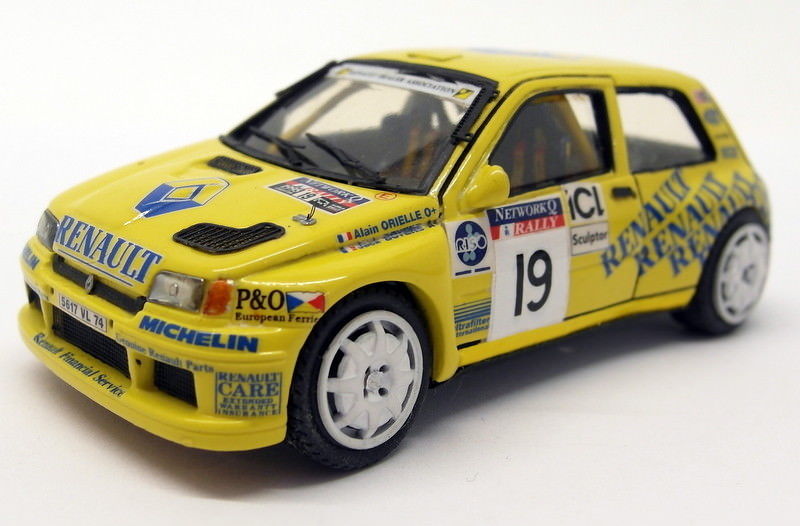 Formula 43 Kits 1/43 Scale White Metal - #19 Renault Clio RAC Rally 1995 #19