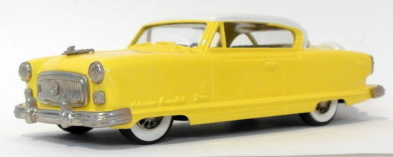 Brooklin 1/43 Scale BRK34A 001  - 1954 Nash Ambassador Coupe Yellow/White