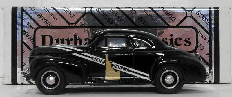 Durham 1/43 Scale DUR 36  - 1941 Ford Deluxe Coupe Idaho State Police Car