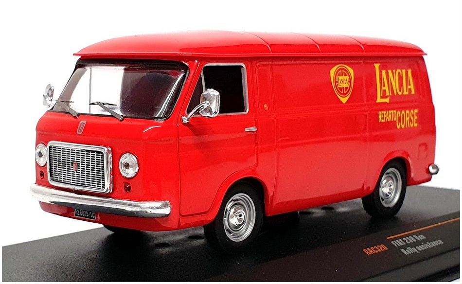 Ixo 1/43 Scale Diecast RAC320 - Fiat 238 Van Rally Assistance Lancia - Red
